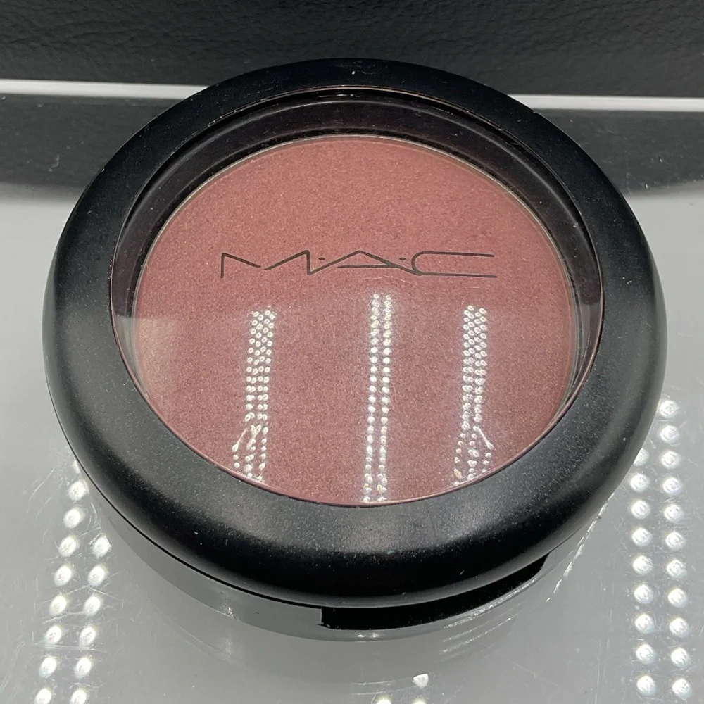 MAC Cosmetics Sheertone Shimmer Blush in Plum Foolery Swatched, HTF Discontinued
